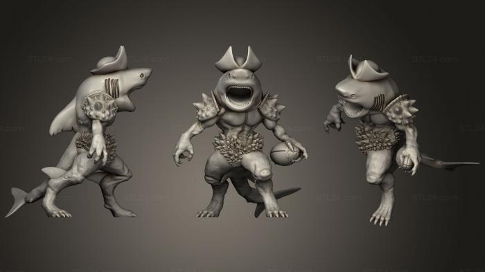 Статуэтки герои, монстры и демоны (Сын Стромфельса5, STKM_1204) 3D модель для ЧПУ станка